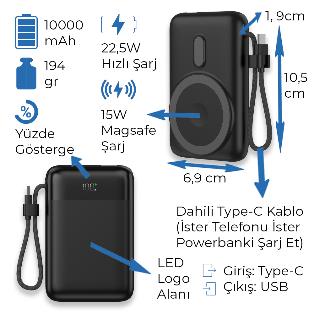 Powerbank 10.000mAh